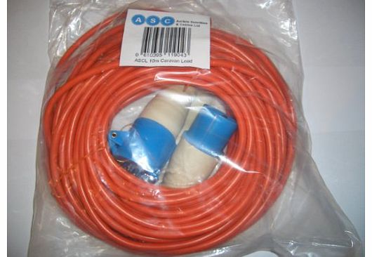 ASCL Caravan Electric Hook Up Cable,Camping Electric Hook Up Lead,Heavy Duty 10m