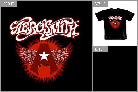 Aerosmith (Flying A) T-shirt cid_4967TSBP