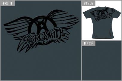 Aerosmith (Winged Logo) Skinny T-Shirt