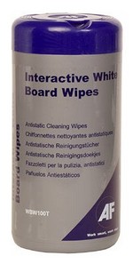 AF Interactive Whiteboard Cleaning Wipes Pack of