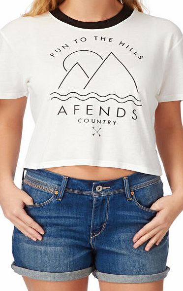 Afends Womens Afends The Hills T-shirt - Natural