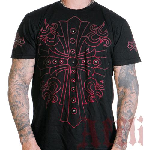 Affliction Crossed Tee #A383