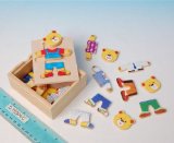 Mix-N-Match Teddy In Wooden Box (D75304C)
