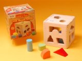 Wooden Shape Sorter Cube 14cm X 14cm X 14cm (D66924D)
