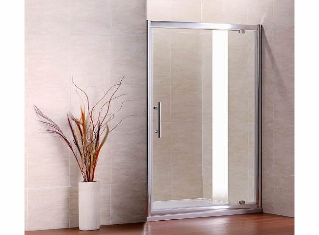 Aica bathrooms 900mm Walk In Shower Enclosure Pivot Glass Door Screen (NS9-90)
