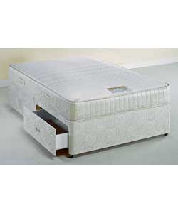 air Coniston Memory Foam Small Double Divan - 2 Drawers