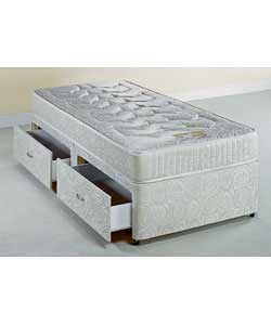 air Coniston Single Divan with Comfort Mattress - 2 Drawers