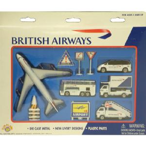 Airfix 13 Piece Airport Set British Airways