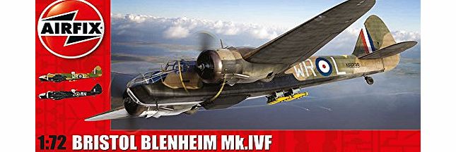 Airfix 1:72 Scale Bristol Blenheim MkIV Fighter Model Kit