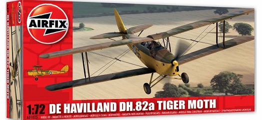 Airfix 1:72 Scale De Havilland Tiger Moth Model Kit