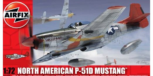 A01004 North American P-51D Mustang 1:72 Scale Series 1 Plastic Model Kit