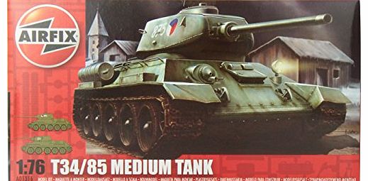 A01316 T34 Tank 1:76 Scale Series 1 Plastic Model Kit