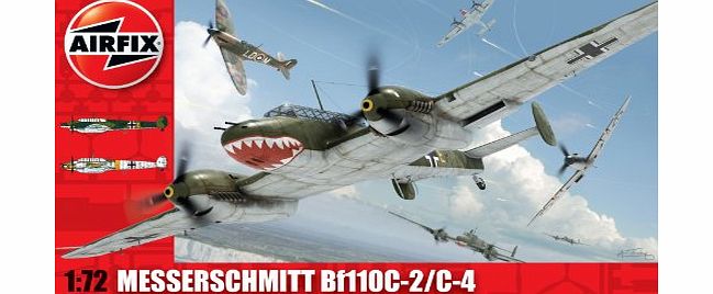 Airfix A03080 Messerschmitt Bf110C/D 1:72 Scale Series 3 Plastic Model Kit