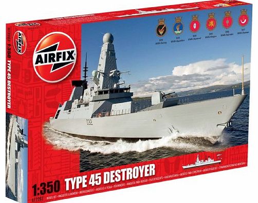 Airfix A12203 HMS Daring Type 45 Destroyer 1:350 Scale Series 12 Plastic Model Kit