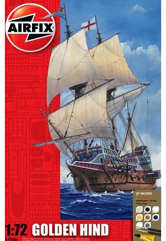 Airfix A50046 Golden Hind 1:72 Scale Plastic Model Gift Set