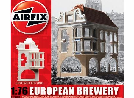 Airfix A75008 German Ruin Brewery 1:76 Scale Unpainted Resin Building