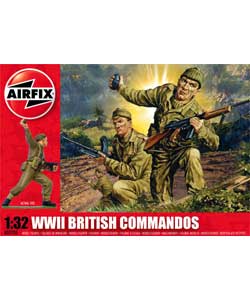 Airfix British Commandos 1:32 Scale Military