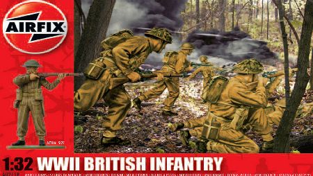 Airfix British Infantry Model Figures Set