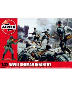 Airfix German Infantry 1:32 Scale Military Figures