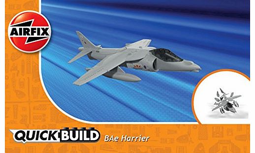 Airfix Quick Build Bae Harrier Aircraft Model Kit
