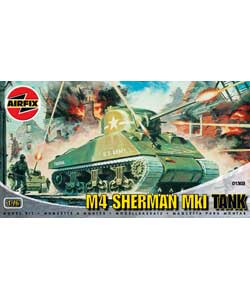 Airfix Sherman M4 MK1 Tank 1:76 Scale Military
