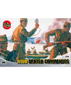 Airfix WWII British Commandos 1:72 Scale
