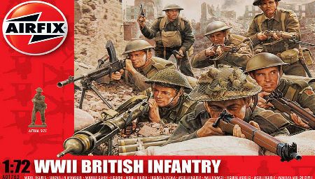 Airfix WWII British Infantry Model Figures Set