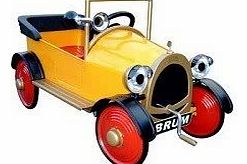 Airflow Brum Pedal Car - Lead Free Paint, Solid Disc Wheels With Duralast Tires And A Classic Horn Toy / Gam