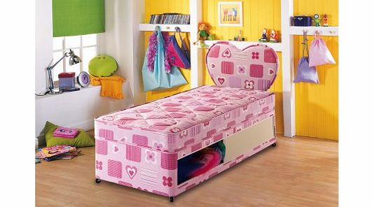 Airsprung Beds Airsprung Kids Beta Pink Divan