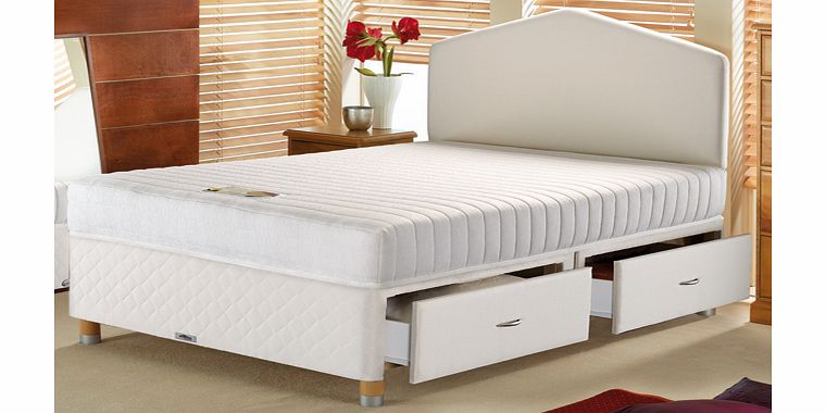 Airsprung Beds Memory Master Shadow Divan Bed Single 90cm