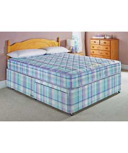 Bewley Double Divan with Firm Mattress - 2 Drawers