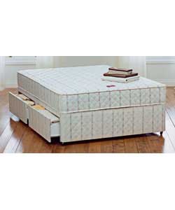 airsprung Double Divan/Ortho Support Mattress - 4 Drawers