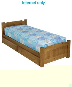 Junior Shortie Cinnamon Pine Bed/Comfort Matt