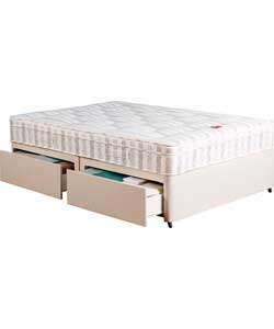 Airsprung Ortho Cushiontop Single Divan Bed - 2