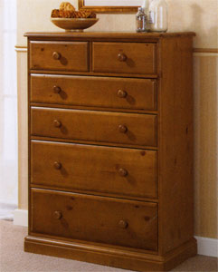 The Canterbury Collection 2+2+2 Deep Drawer Chest