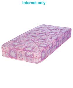 airsprung Tiny Tots Pink Anti Dust Mite 2ft 6in Mattress