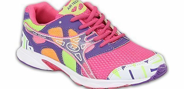 Airtech Ladies Airtech Trainers ACTIVE Pink/Purple UK 8
