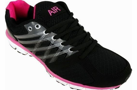Airtech Womens Shock Absorbing Running Trainers Jogging Gym Trainer Size UK 6
