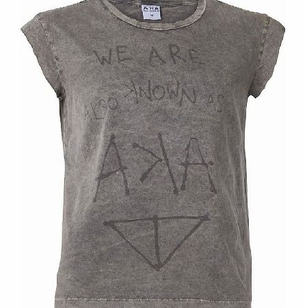 AKA Mens We Are AKA T-Shirt Black (Grey)