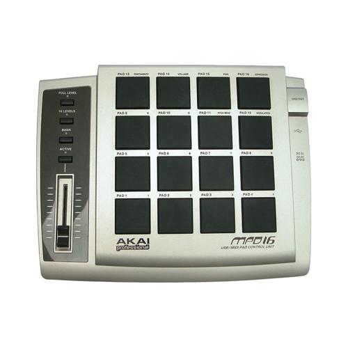 Akai MPD16 MIDI pad controller