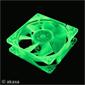 AKASA 8cm Green UV Reactive Fan- Low Noise