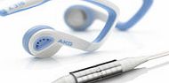 AKG K316 Over Ear Headphones Blue and White