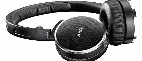 K490 High Performance Active Noise Cancelling Headphones - Black