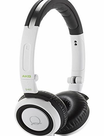 AKG Q460 Signature Edition Quincy Jones High Performance Foldable Mini Headphones - White