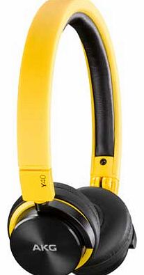 Y40 Portable On-Ear Headphones - Yellow