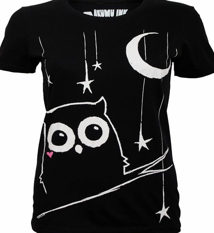 Akumu Ink Moon and Stars T-Shirt - Size: M 8TW07