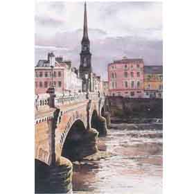 Alan Reed New Bridge Ayr Scotland by Alan Reed UK Delivery