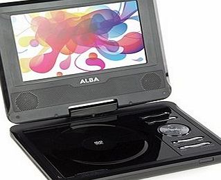 Alba 7 Inch Portable DVD Player - Black