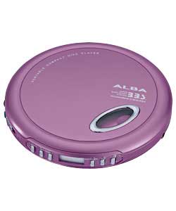 Alba Pink Personal CD Player