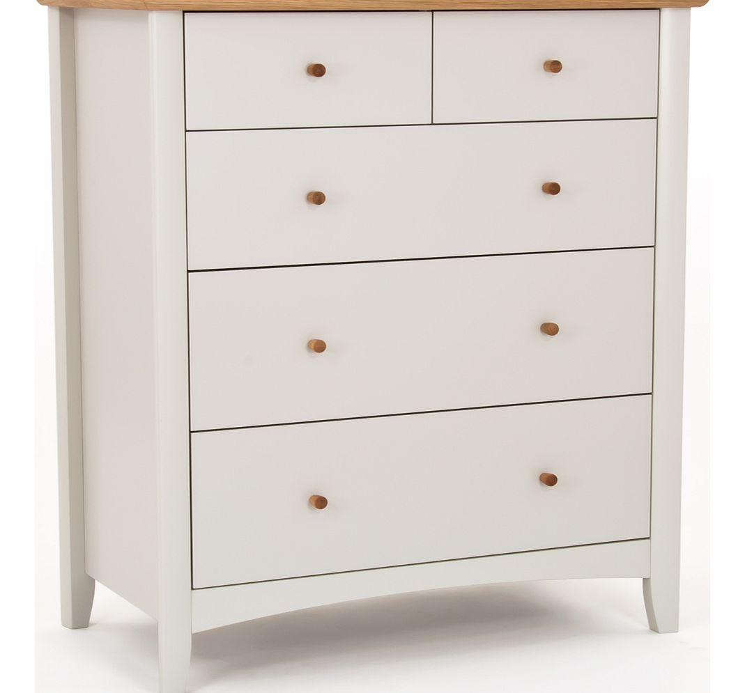 Two Tone 2+3 Drawer Chest